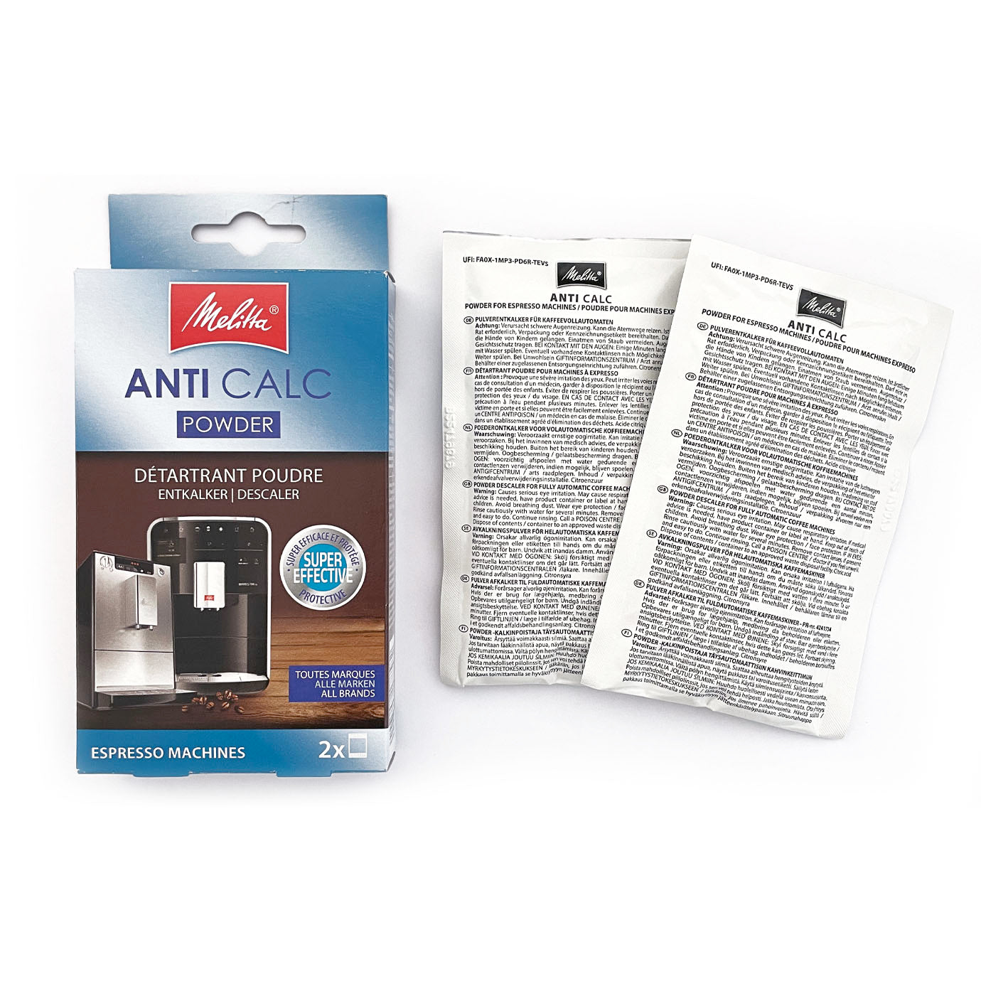 Melitta® Anti Calc Polvere decalcificante per macchine da caffè automatiche